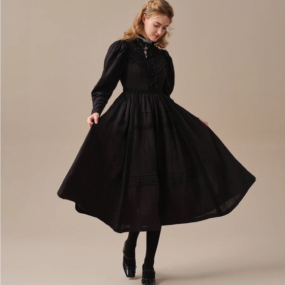 linennaive Dresses & Skirts - Linennaive Mary 18 vintage linen dress plus 3x goth cottagecore NWT